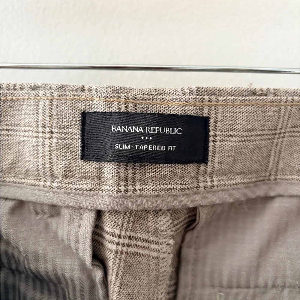 Men’s Banana Republic Men's‎ Plaid Dress Pants